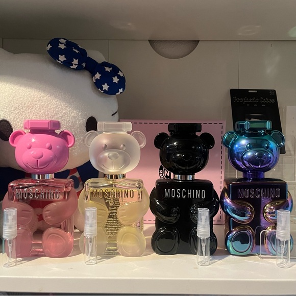 Moschino Other - Moschino Toy Bear Complete Perfume Set 3ml‎ Decant Pink/Cream/Black/Iridescent